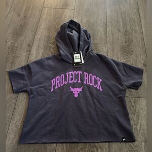 Under Armour Kids Hoodie - Gray and Purple
